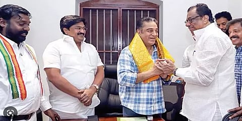 ”மதத்தை வைத்து அரசியல் செய்பவர்களுக்கு எதிராக நிற்கணும்” - காங்கிரஸூக்கு மநீம ஆதரவு