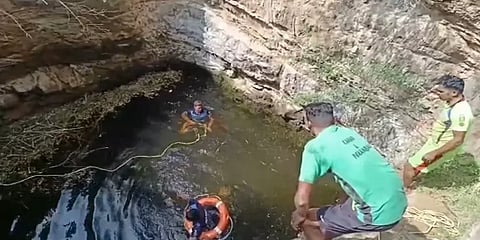 கிணற்றில் விழுந்த ஆட்டை காப்பாற்ற சென்ற இளைஞருக்கு நேர்ந்த விபரீதம்: குளித்தலை அருகே சோகம்