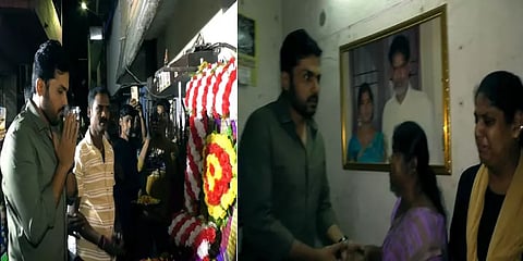 மாரடைப்பால் உயிரிழந்த இளம் ரசிகர் - நேரில் சென்று அஞ்சலி செலுத்திய நடிகர் கார்த்தி