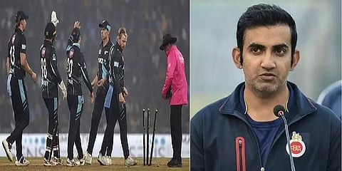 இந்த ஆடுகளத்தை பார்த்தால்.. அவர் ஐபிஎல் தொடருக்கே விளையாட வரமாட்டார்..!-கலாய்த்த காம்பீர்