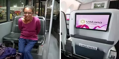 விமானத்துக்குள் திடீர் மோதல்... ஊழியரை தாக்கிவிட்டு அரைநிர்வாணமாக நடந்த பெண் பயணி?