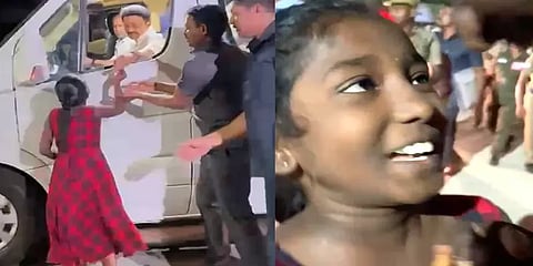 இதை கருணாநிதியின் நினைவிடத்தில் வெச்சுருங்க: முதல்வரிடம் பேனா வழங்கிய சிறுமி கோரிக்கை