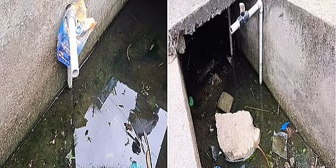 கழிவுநீர் கால்வாயில் குடிநீர் குழாய் அமைப்பு; குடிநீரில் சாக்கடை கலந்ததால் வாந்தி மயக்கம்!