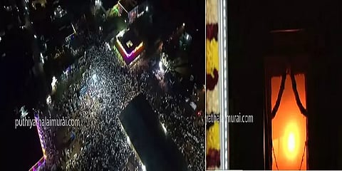 வள்ளலார் சத்திய ஞான சபையில் 152ஆவது தைப்பூச விழா! எழுதிரை நீக்கி அருளிய ஜோதி தரிசனம்!