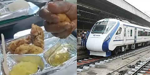 வந்தே பாரத்தின் சிறப்பு வசதி இதுதானா? - எண்ணெய்யை பிழியும் பயணி.. வைரலாகும் வீடியோ!