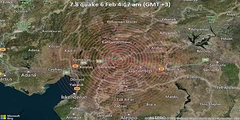 அதிபயங்கர நிலநடுக்கம் - துருக்கியில் பல கட்டடங்கள் தரைமட்டம்: வெளியாகாத பலி எண்ணிக்கை!