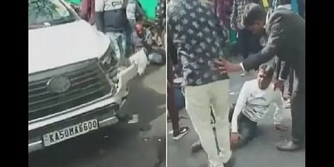 "தவறாக ஆக்சிலேட்டரை மிதித்துவிட்டேன்" - பாஜக எம்எல்ஏ ஸ்டிக்கர் ஓட்டிய கார் மோதி இருவர் பலி