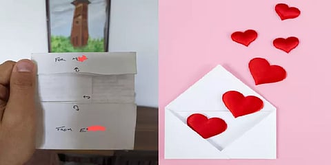 ”கைப்பட எழுதுவதே ஒரு அலாதி இன்பம்தான்” - இணையவாசிகளின் இதயத்தை கவர்ந்த காதல் கடிதம்!