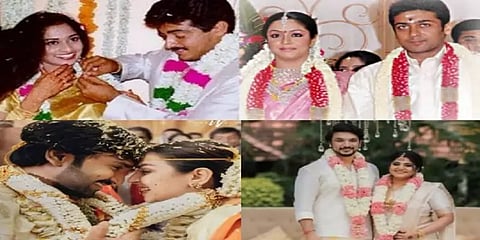 கிட்டப்பா முதல் கௌதம் கார்த்திக் வரை - காதலித்து திருமணம் செய்துகொண்ட ஹீரோ - ஹீரோயின்கள்!