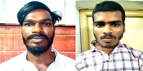 சென்னை: பட்டாக் கத்திகளுடன் இருசக்கர வாகனத்தில் வலம்வந்த இரு ரவுடிகள் கைது