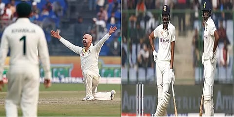 சொதப்பிய டாப் ஆர்டர்கள்.. 100 ரன் பார்ட்னர்ஷிப் போட்டு ஆஸி.யை மிரட்டிய அஸ்வின்-அக்சர்!