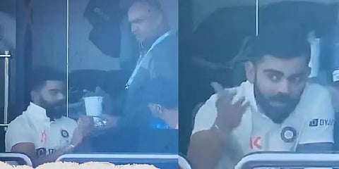 Viral Video : ”சோறு அதானே எல்லாம்” - Epic ரியாக்ஷன் கொடுத்த கோலி.. அசந்துப்போன டிராவிட்!