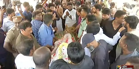 விடைபெற்றார் நடிகர் மயில்சாமி... கண்ணீர் கடலில் வழியனுப்பிய திரையுலகம்