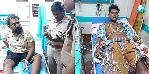 திருச்சி: காவலரை அரிவாளால் வெட்டிவிட்டு தப்பியோட முயன்ற ரவுடிகள் மீது துப்பாக்கிச் சூடு!