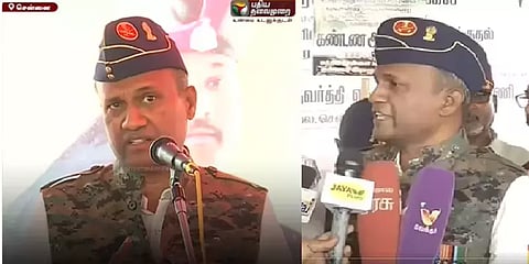 "குண்டு வைப்போம்... துப்பாக்கியால் சுடுவோம்"- மிரட்டிய கர்னல் பாண்டியன்; காவல்துறை ஆக்ஷன்