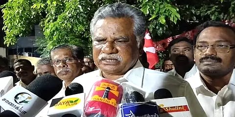 "ஆளுநர் தொடர்ந்து தவறான கருத்துகளை தெரிவித்தால் தமிழ்நாட்டில் நடமாட முடியாது" - முத்தரசன்