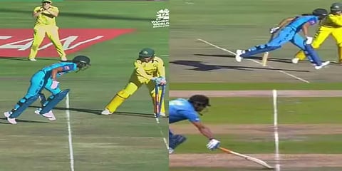 ஹர்மன்ப்ரீத் ரன் அவுட்... தோனியுடன் ஒப்பிட்டுப் பேசும் ரசிகர்கள்!