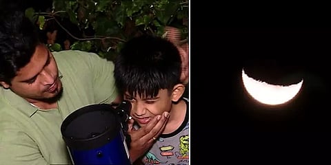 பெசன்ட் நகர் கடற்கரையில் நிலா திருவிழா! சுவாரஸ்யமாக கூடி பரவசப்பட்ட மக்கள்