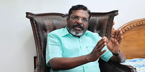 'ஆட்சியில் இருக்கும்போது பா.ஜ.க., காங்கிரஸ் இரண்டுமே இந்தியை திணிக்கின்றன' - திருமாவளவன்