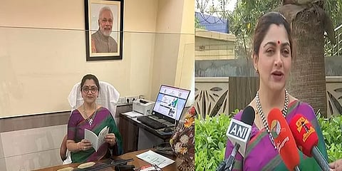 "பெண்களுக்காக போராடி, குரல் கொடுக்கும் எனக்கு.. அங்கீகாரம் கிடைத்துள்ளது"-குஷ்பு மகிழ்ச்சி