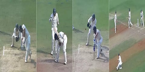 ஆட்டம் காட்டும் இந்தூர் பிட்ச்.. சுழலில் மிரட்டும் ஆஸி.,! 7 விக்கெட்டுகளை இழந்த இந்தியா!