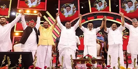 காங்கிரஸ் இல்லாத கூட்டணி கரை சேராது: நாடாளுமன்ற தேர்தல் குறித்து முதல்வர் ஸ்டாலின் பேச்சு