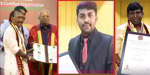 போலி டாக்டர் பட்டம் வழங்கிவிட்டு தலைமறைவான ராஜு ஹரீஷ் கைது!