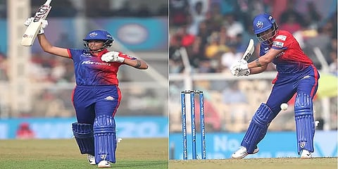 ”10 பவுன்டரி, 4 சிக்சர்” ரன் மழை பொழிந்த ஷபாலி! டெல்லி அபார வெற்றி! மாஸ் காட்டும் ”WPL”