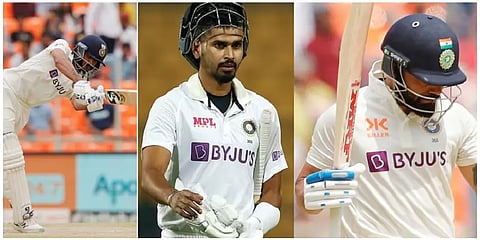 கடைசி வரை களமிறங்காத ஸ்ரேயாஸ்.. சிக்ஸர் மழை பொழிந்த அக்ஸர்! இந்தியா 571 ரன் குவிப்பு