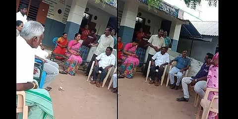 பட்டியலின மாணவனை மண்டியிட வைத்து கொடூரமாக நடத்திய ஆசிரியர் - போலீஸ் விசாரணை