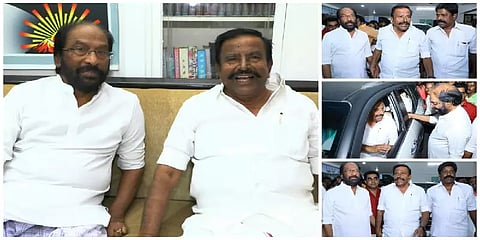 முதல் நாள் சண்டை.. மறுநாள் சமாதானம்! கூட்டாக பேட்டிக் கொடுத்த கே.என்.நேரு - திருச்சி சிவா!