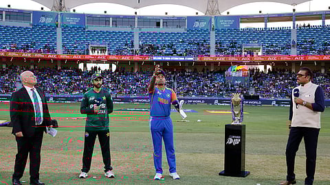 During toss India vs Pakistan Asiacup