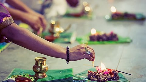 Tarpanam a significant ritual performed for ancestors is often done on riverbanks on days like Mahalaya Amavasya