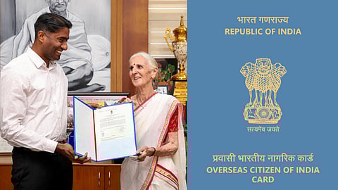 Pepita Seth receives Indian Citizenship.