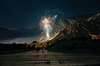 Fireworks in Aspen