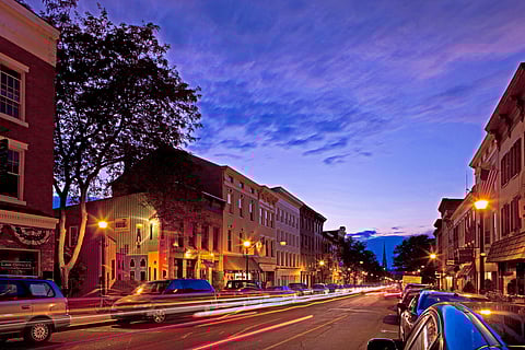 Hudson Night Street View