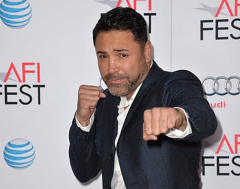 Oscar De La Hoya at the premiere of "The 33 " / AFI FEST