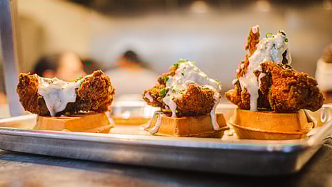 Henry's Majestic Chicken + Waffles