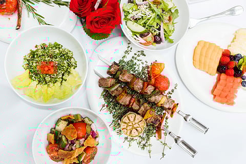 Jaya at the Setai Brunch Tablescape