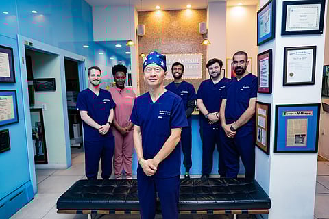 Dr Chynn and his team