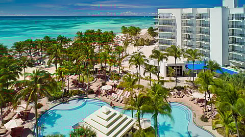 Aruba Marriott Resort Aerial Resort