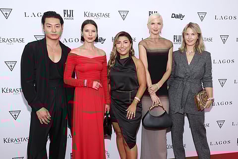 Marina Ingvarsson, Kate Lagos and Producer Maud Leclair