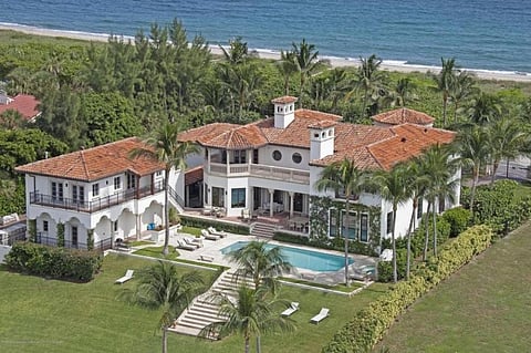 Billy Joel’s Waterfront Palm Beach Mansion