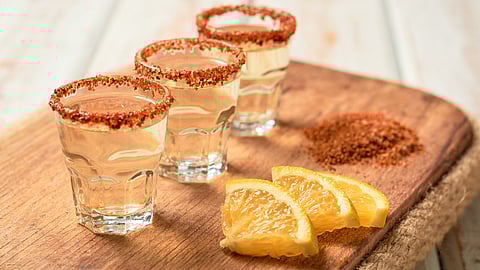 Shots of Mezcal