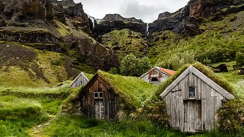 Iceland Turf House