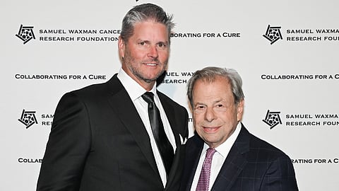 Honoree Mike Rawls with Dr. Samuel Waxman