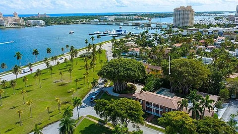 Ariel View of 1125 North Flagler Drive