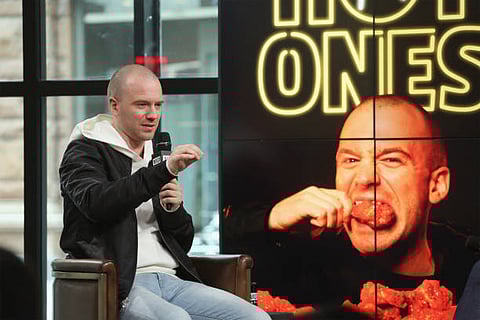 Sean Evans, host of "Hot Ones"