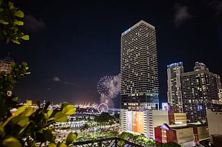 Fireworks at Gale Miami Hotel & Residences