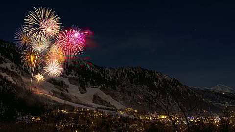 Fireworks on New Year's Eve